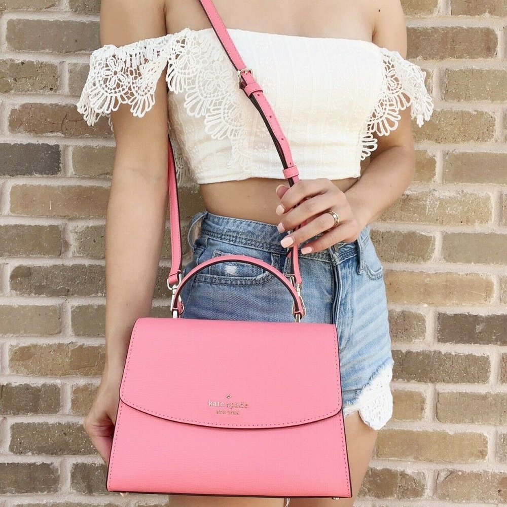 Kate Spade Top Handle Satchel Crossbody Handbag - Picture 5 of 6